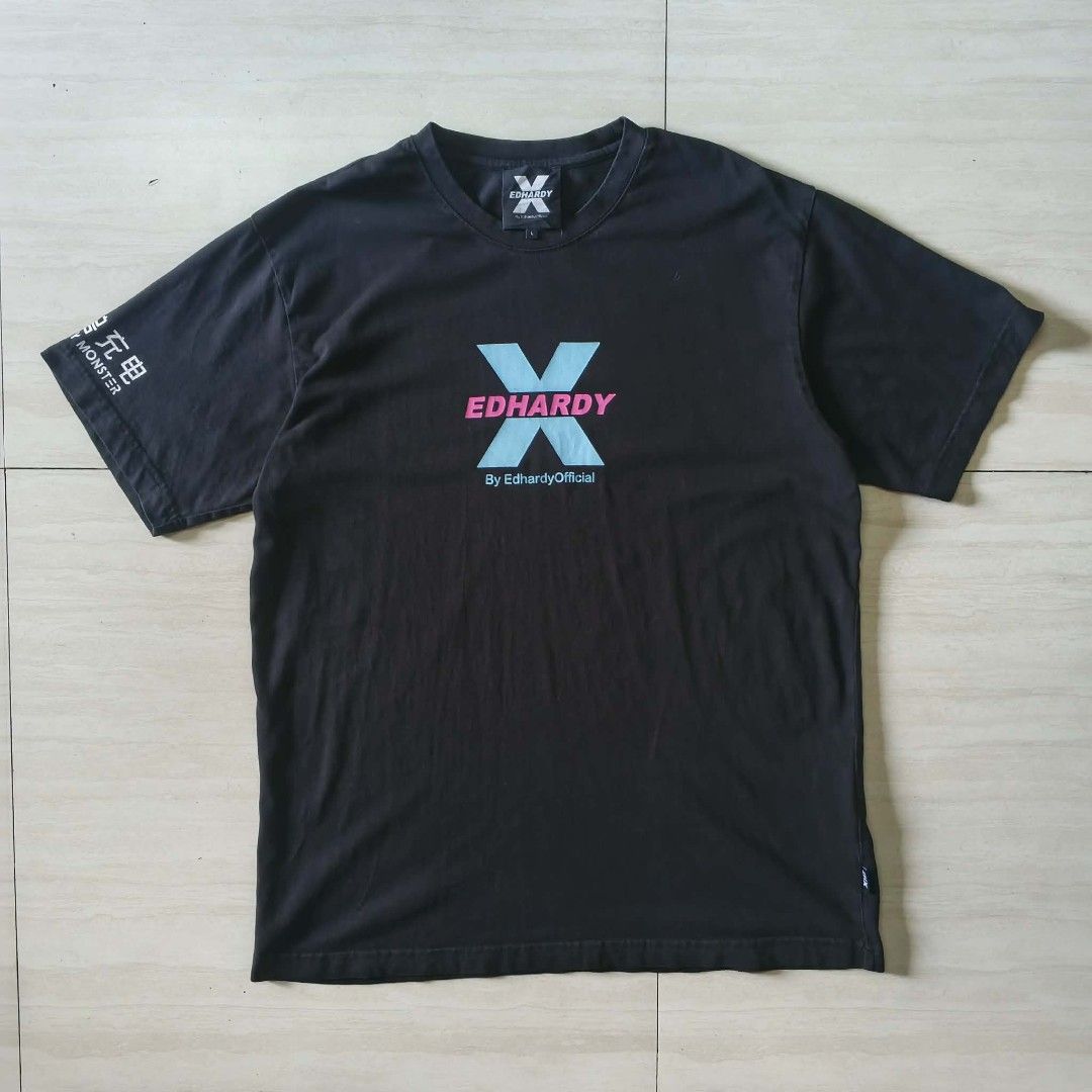 EDHARDY X (Category: Activewear) located in Manila. Submitted by thriftinefolife (Listing ID 1460851137, Image 1). Description: Ed Hardy X Tee ‎Large On Tag ‎22x30.