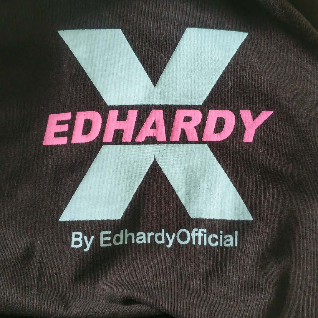 EDHARDY X (Category: Activewear) located in Manila. Submitted by thriftinefolife (Listing ID 1460851137, Image 3). Description: Ed Hardy X Tee ‎Large On Tag ‎22x30.