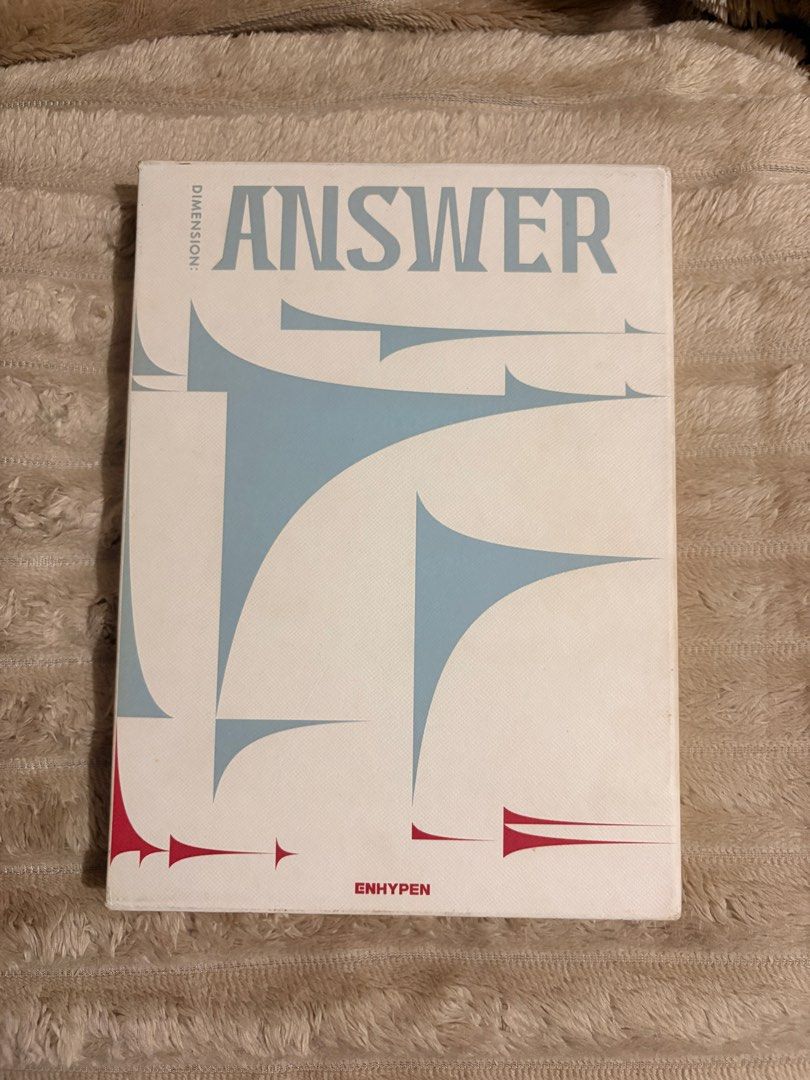 Enhypen Dimension: Answer Yet Ver. (Unsealed) (Category: K-Wave Merchandise) located in San Jose del Monte. Submitted by pransiin_ (Listing ID 1460839648, Image 1). Description: Enhypen Dimension: Answer - Yet Version Selling Price: Php 200 Sure Buyer: Php 170 Inclusions: (see the picture) RFS: Quitting & Decluttering Loc: San Jose Del Monte, Bulacan Can do shipping/delivery through Lalamove Payment: - GCash - GoTyme.