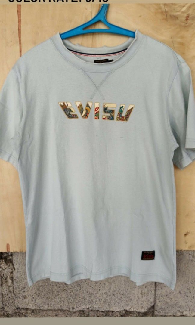Evisu Tee (Category: Tshirts & Polo Shirts ) located in La Carlota. Submitted by leamart25 (Listing ID 1460826360, Image 1). Description: Dimes: W19 x L24 Issue: bacon neckline Color rate: 9/10.