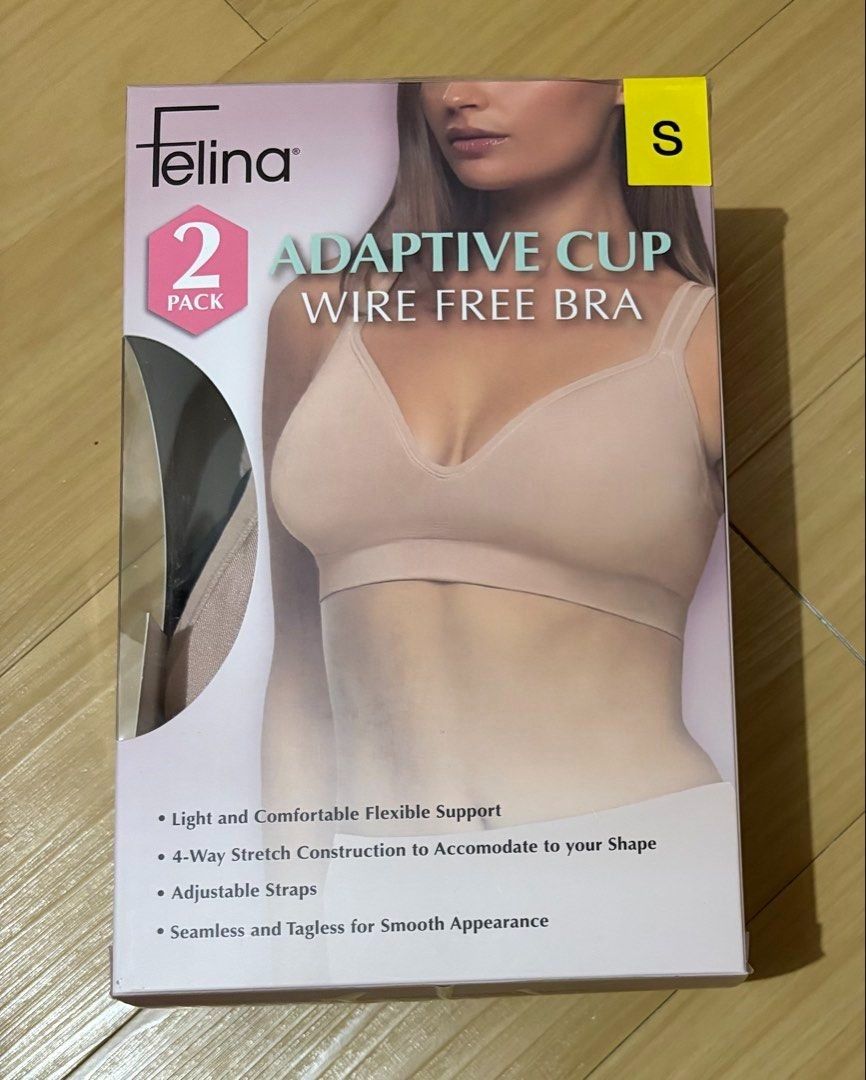 Felina 2-pack Wire Free Bra Small (Category: Undergarments & Loungewear) located in Quezon City. Submitted by beckyshop2024 (Listing ID 1460908946, Image 1). Description: - Brand new - US Brand - Refer to the last photo for the sizing.