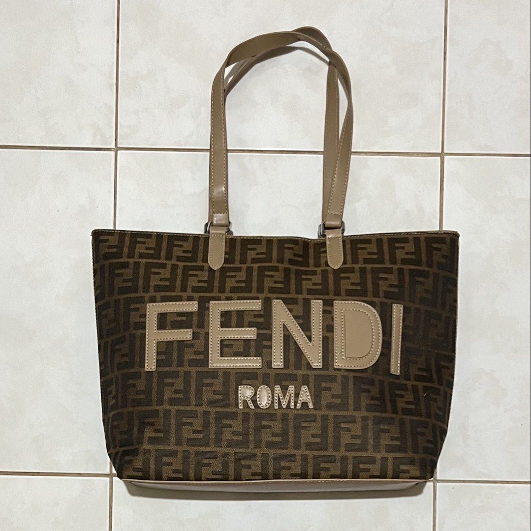 FENDI ROMA FF MONOGRAM TOTE BAG (Category: Tote Bags) located in Cavite. Submitted by drip_syndicate (Listing ID 1460916086, Image 1). Description: CONDITION: 9.5/10 COLOR RATE: 9.5/10 NO ISSUE .