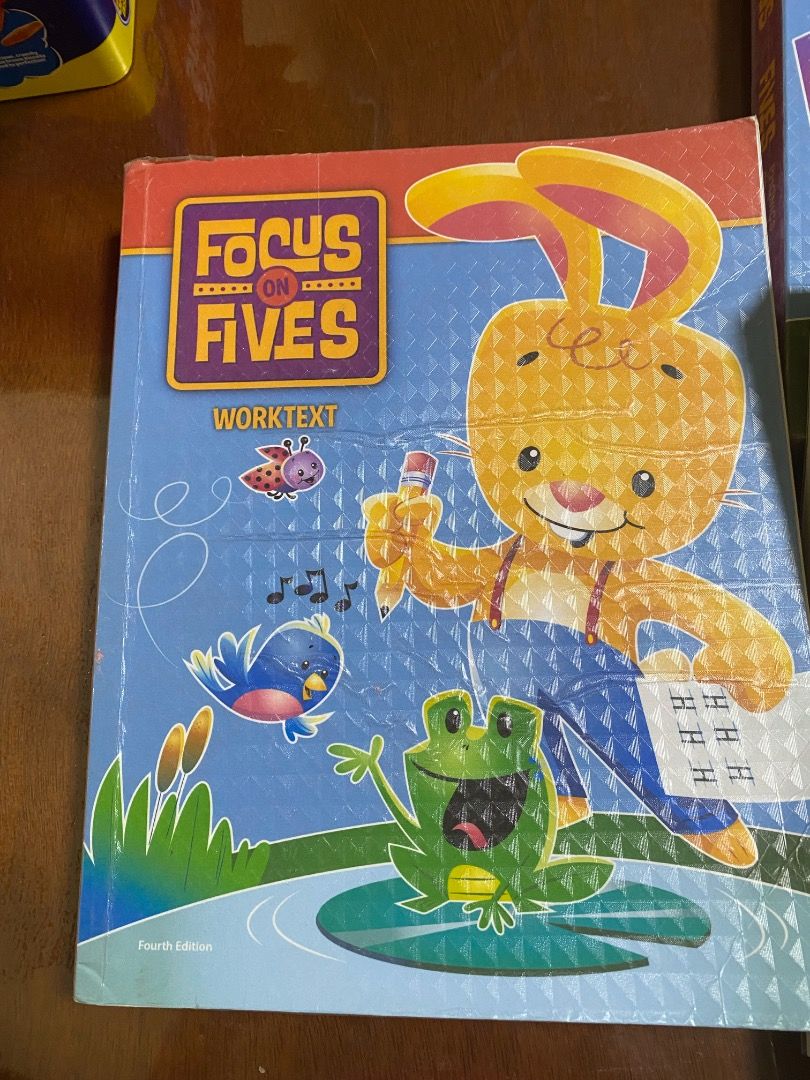 Set Focus on Fives Reading Books, Worktext, and Phonics Practice (Category: Children's Books) located in Agdangan. Submitted by ifryl (Listing ID 1460765865, Image 3). Description: Focus on Five Reading - as new Focus on Five Student Workbook - with pencil markings Focus on Five Phonics Practice - with pencil markings - Focus on Fives educational book set - Includes: Reading Books (Fourth Edition), Student Worktext, Phonics Practice - Ideal for e