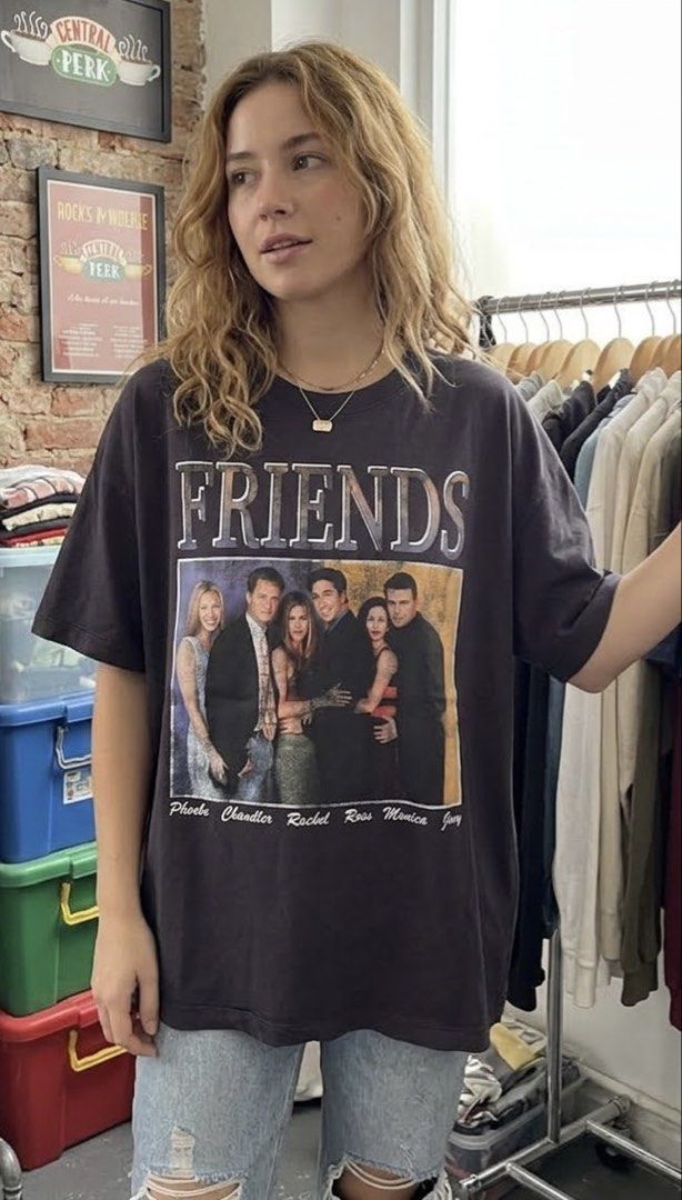 FRIENDS Boxy Cropped (Category: Shirts) located in Cavite. Submitted by handpickedshirts (Listing ID 1460775412, Image 3). Description: New Actual photos Approx L27in W26in laid flat No backprint.