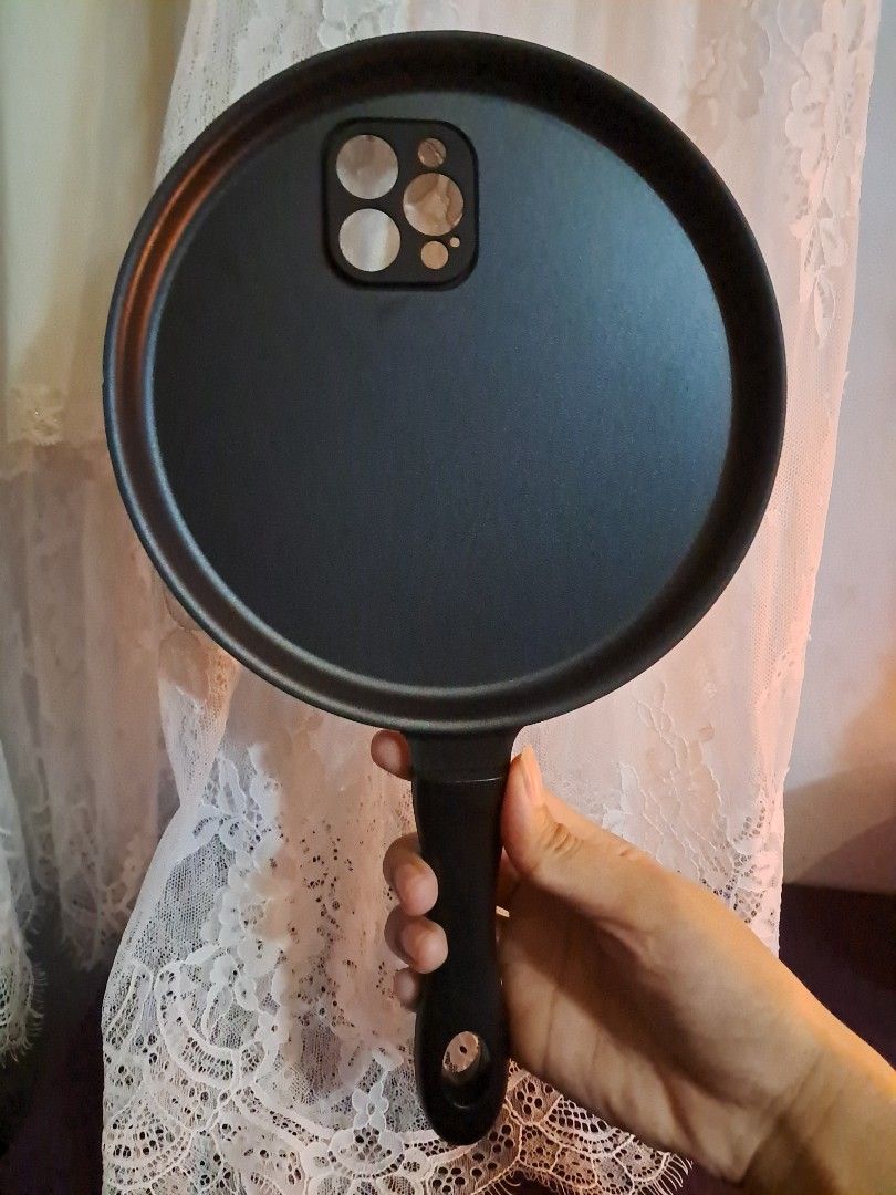 Frying pan case Iphone 14 pro max (Category: Cases & Sleeves) located in Manila. Submitted by aliyahhh06 (Listing ID 1460834210, Image 1). Description: .