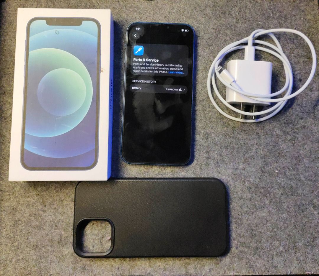 FS: iPhone 12 Blue 64GB (Category: iPhone 12 Series) located in Manila. Submitted by bravestorm_4888e8 (Listing ID 1460908803, Image 2). Description: 📱 **FS: iPhone 12 Blue 64GB** 🔋 Battery replaced | Fully working 👤 **First owner** ✅ Face ID, cameras, touchscreen & other functions working 📱 64GB | iOS 26.2 📦 Unit + Original Box + Charger + Case ⚠️ May minor paint chip sa back/camera area + small dent sa lower frame 📸 Actual photos posted �