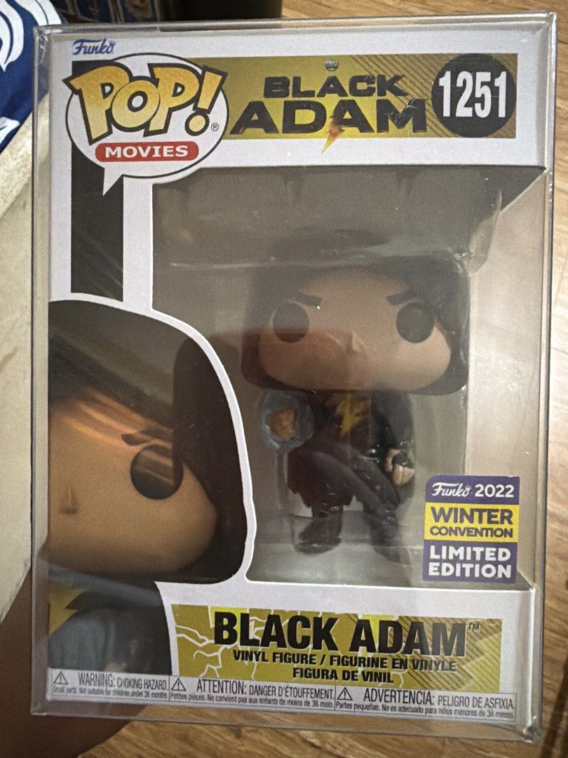 Funko Pop! Black Adam #1251 WCE (Category: Figurines & Statues) located in Taguig. Submitted by migsonpops (Listing ID 1460755101, Image 1). Description: 📦 Includes a used protector 📸 PM me for additional photos. 🚚 Shipping via Lalamove or LBC or J&T (shipping fee to be shouldered by the buyer). 💳 Payment via GCash. 📍 Meetup or pickup: Taguig City .