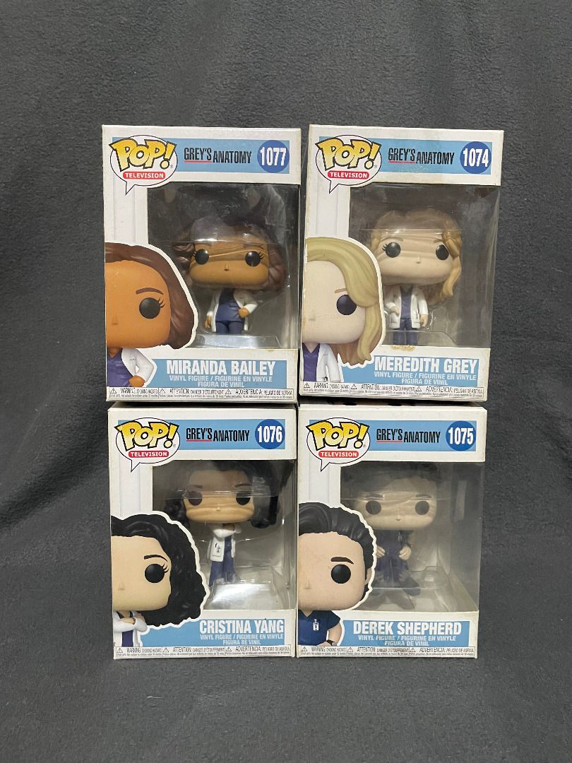 FUNKO POP GREY'S ANATOMY COLLECTION (Category: Designer & Blind Box Toys) located in Pasig City. Submitted by furbobo (Listing ID 1460816261, Image 1). Description: FOR SALE!! NEVER BEEN OUT OF THE BOX ㅤ READ FIRST!!! ㅤ 💸 Bank Transfer onlyㅤㅤ ㅤ 📍 Pasig City ㅤ 📦 CAN DO SHIPPING VIA LALAMOVE / LBC • Buyers shoulder shipping ㅤ 🚫 NO LOWBALLING Unreasonable offers will be automatically ignored/left on chat. ㅤ 📦 BOX CONDITION • Always ask for box 