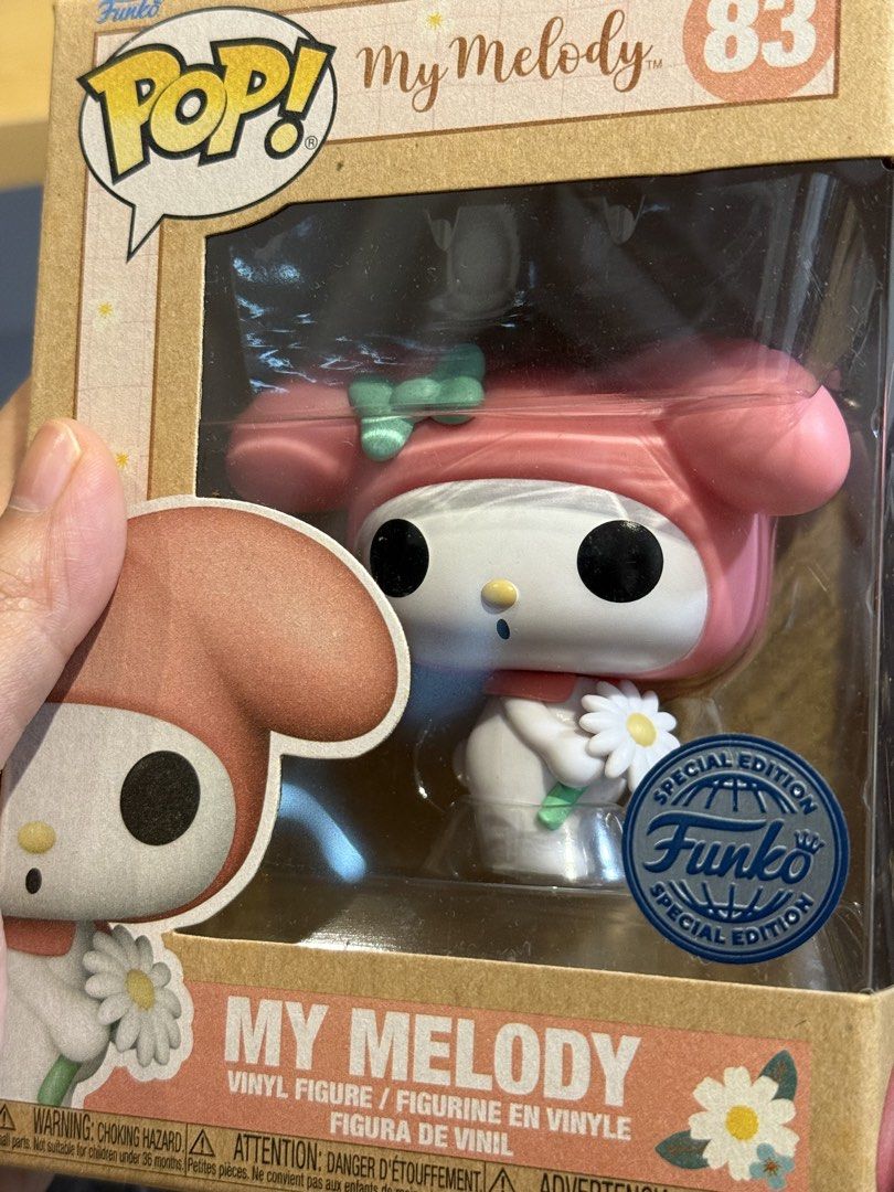 Funko Pop My Melody Special edition #83 (Category: Designer & Blind Box Toys) located in Cabuyao City. Submitted by mangobananana (Listing ID 1460911222, Image 3). Description: - Funko pop! My melody Special edition - Mint condition since never been opened - Includes free acrylic case .
