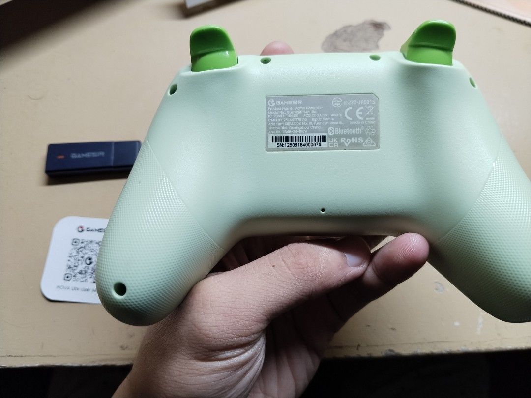 Gamesir T4 Nova Lite Controller (Category: Other Accessories) located in Manila. Submitted by gilsamuel794656 (Listing ID 1460716330, Image 3). Description: GAMESIR T4 Lite Controller -(PC,Switch, Android,IOS) multicompatible Fully functional NO ISSUES No Stick Drift and all inputs WORKING With box and DONGLE; RFS: di na gagamitin -QC po yung loc -Shipping shoudlered by the buyer -Pwede rin po meetup(if malapit sa area) or pick up -preferred paym