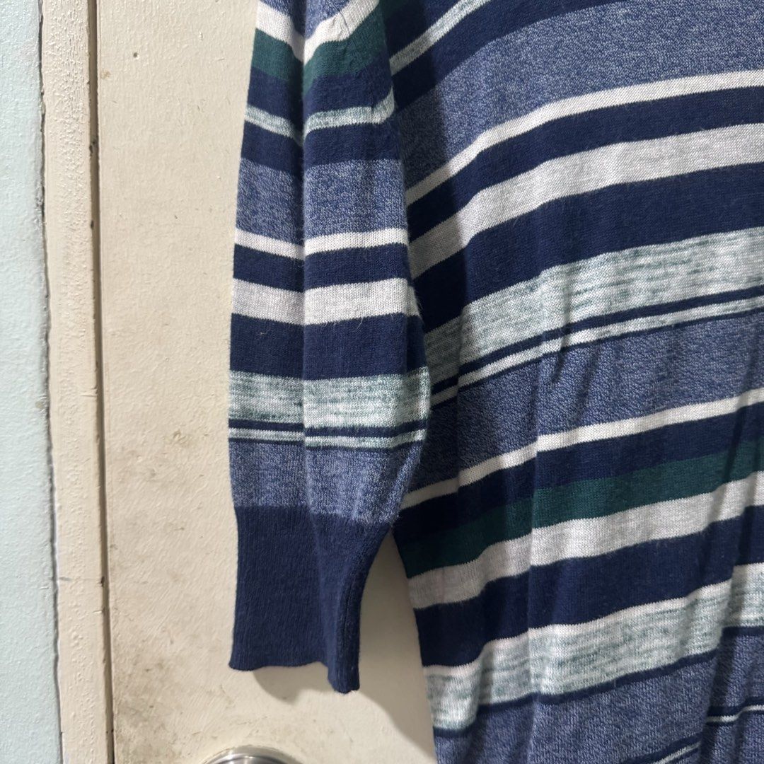 gap blue striped long sleeve top (Category: Others Tops) located in Pasay City. Submitted by ultzen (Listing ID 1460751170, Image 3). Description: - good quality cotton tbh - light wear only, not so hot - size S (fits up to M) - rfs: decluttering mop: bpi / gcash / maribank mod: j&t / lbc / sdd (manila).