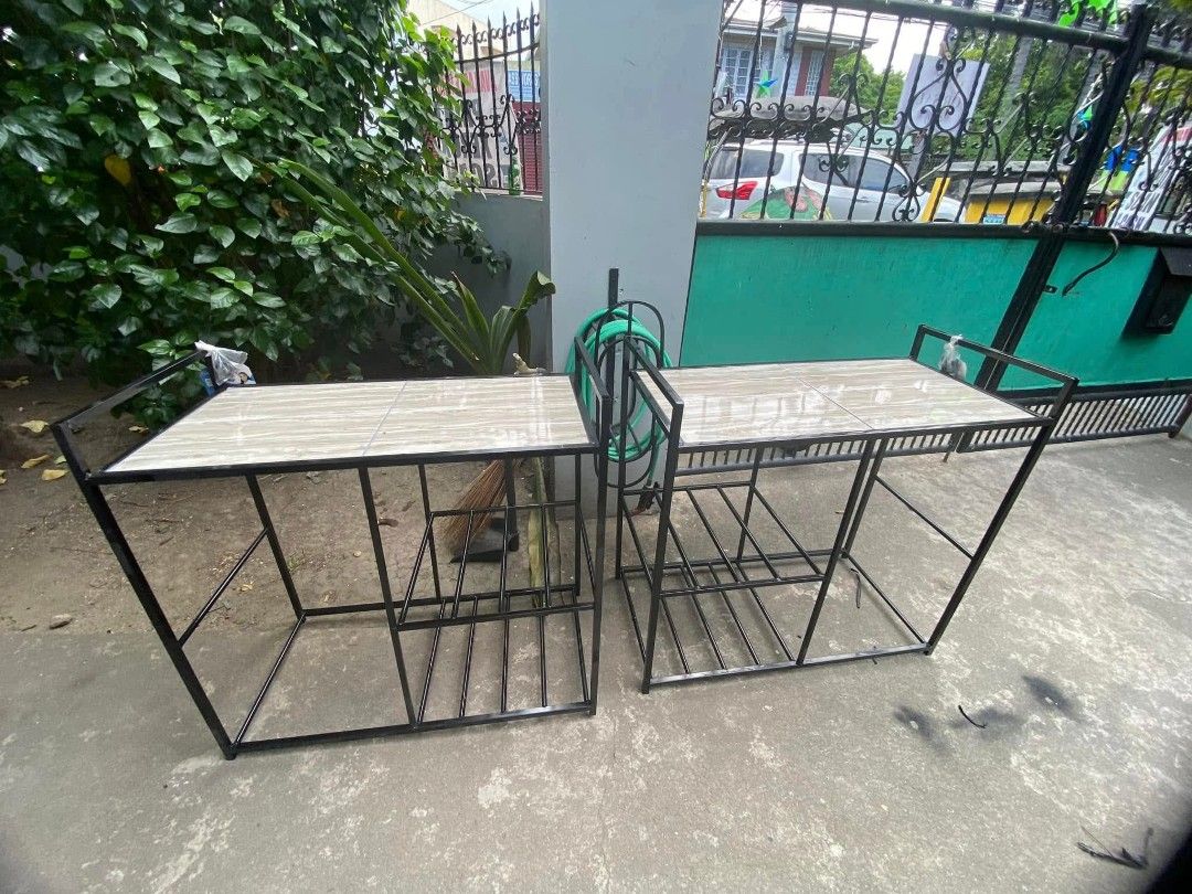 Gas stove rack with tiles (Category: Shelves, Cabinets & Racks) located in Manila. Submitted by joydolor (Listing ID 1460825575, Image 3). Description: Welded Gas stove rack with tiles Big stove rack - 2900 Half stove rack - 2600.