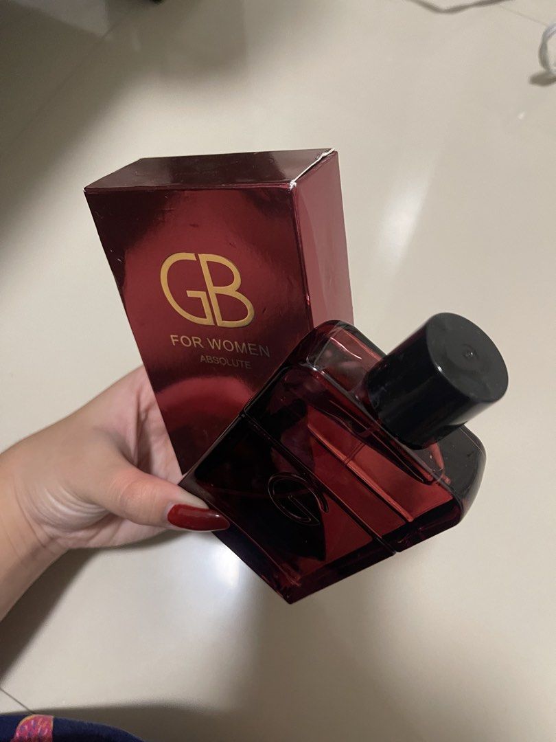 GB For Women Absolute Eau de Parfum 100ml (Category: Fragrance & Deodorants) located in Paranaque City. Submitted by graceshanp (Listing ID 1460884726, Image 3). Description: - GB For Women Absolute Eau de Parfum - 100ml bottle - Features essential oil from France - Made in China - Distributed by ABC Perfume Corporation USA - Ideal as a personal treat or a thoughtful gift.