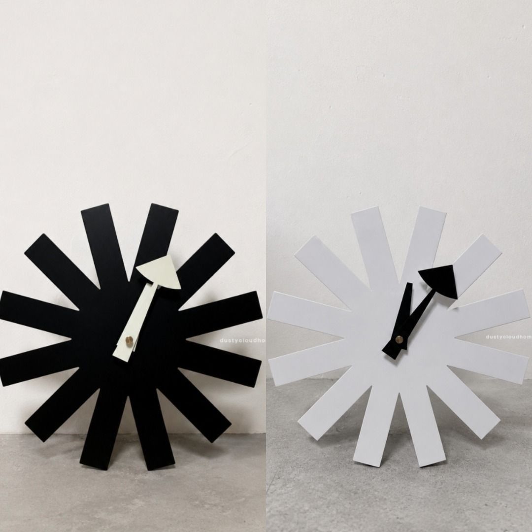 george nelson asterisk clock (Category: Clocks) located in Pasig City. Submitted by dustycloudph (Listing ID 1460811628, Image 1). Description: — available on hand, ready to ship asap — free same day express shipping within metro manila — aluminium pointer, stainless steel — 24cm x 24cm — reproduction DM for inquiries.