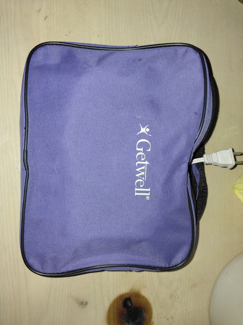 Getwell Nebulizer Machine with Carrying Bag (Category: Medical Supplies & Tools) located in Manila. Submitted by cosmicturtle.d1b615 (Listing ID 1460849945, Image 1). Description: - Getwell GW-200 Portable Nebulizer - Tested and working - Includes tubing and mask - Comes with a carrying case for easy transport - Attached power cord - Ideal for home respiratory treatments.