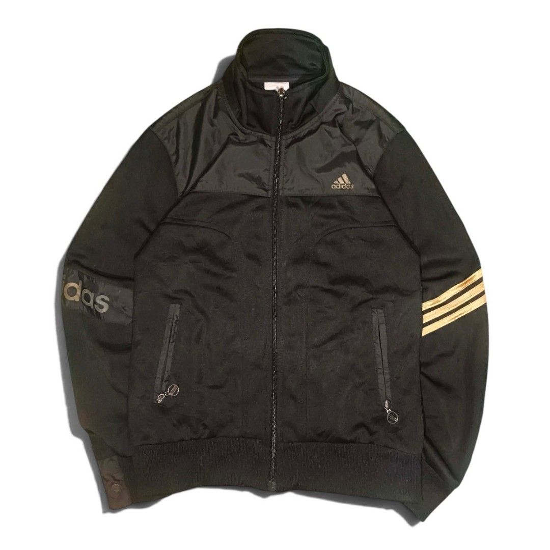 GOLD-ACCENTED ADIDAS TRACK JACKET (Category: Coats, Jackets and Outerwear) located in Aloran. Submitted by axis_core (Listing ID 1460861291, Image 1). Description: check issue at the last picture.