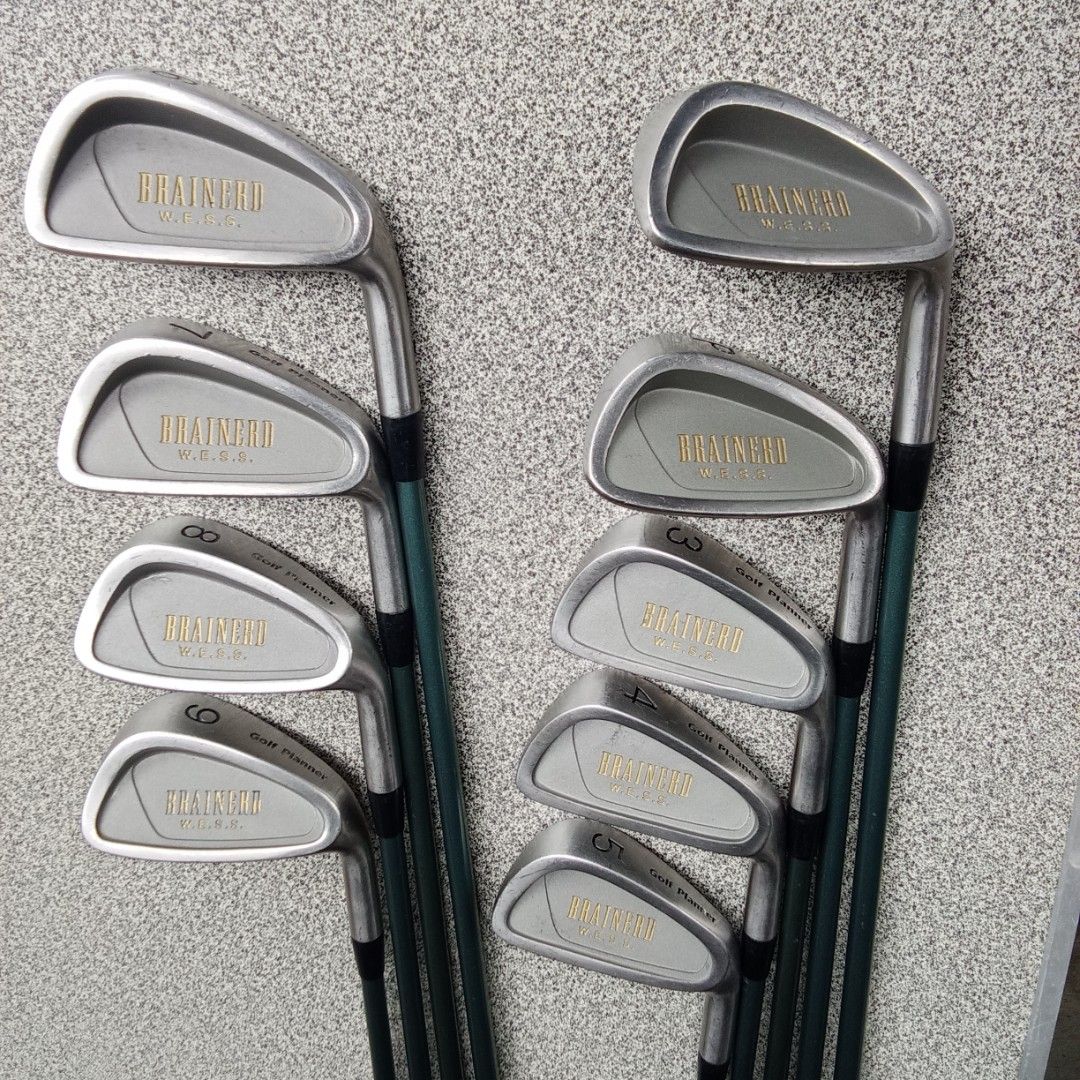 Golf Planner Brainerd W.E.S.S. flex R, Right handed (Category: Golf) located in San Pedro. Submitted by trisheljas_japansurplus (Listing ID 1460882399, Image 1). Description: 📍For Sale📍 Golf Planner Brainerd W.E.S.S. Flex- R Right handed Irons👉Sw, Pw, 3-9 graphite shaft Golf Planner Golf Grip location 📍 Filinvest Homesite barangay bagong silang san pedro laguna 📍.