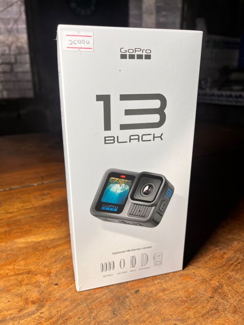GoPro HERO13 Black Action Camera (Category: Cameras) located in Legazpi City. Submitted by nobleforest_7c69ef (Listing ID 1460721309, Image 1). Description: - GoPro HERO13 Black - Original box and accessories included - Mini tripod - Mounting clips - Stickers - Ready for all your adventures - Capture moments in high definition.