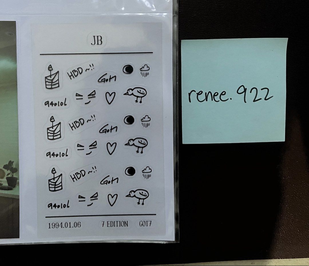 GOT7 7 Edition Deco Stickers (Category: K-Wave Merchandise) located in Solano. Submitted by renee.922 (Listing ID 1460905441, Image 3). Description: -Sold as set -Deco Stickers from 7 Edition.