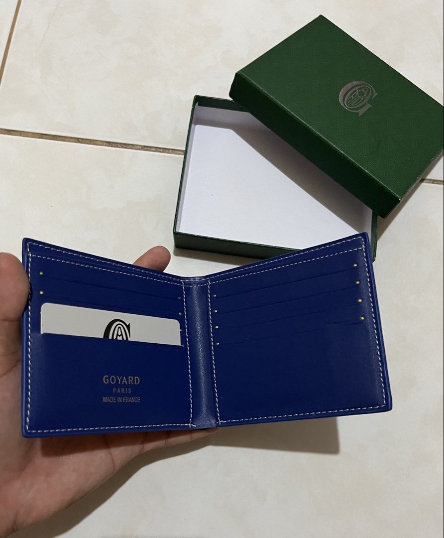 GOYARD BIFOLD WALLET BLUE (Category: Wallets & Card Holders) located in Cavite. Submitted by drip_syndicate (Listing ID 1460916035, Image 3). Description: W BOX/INCLUSSIONS CONDITION: 10/10 COLOR RATE: 10/10 NO ISSUE .