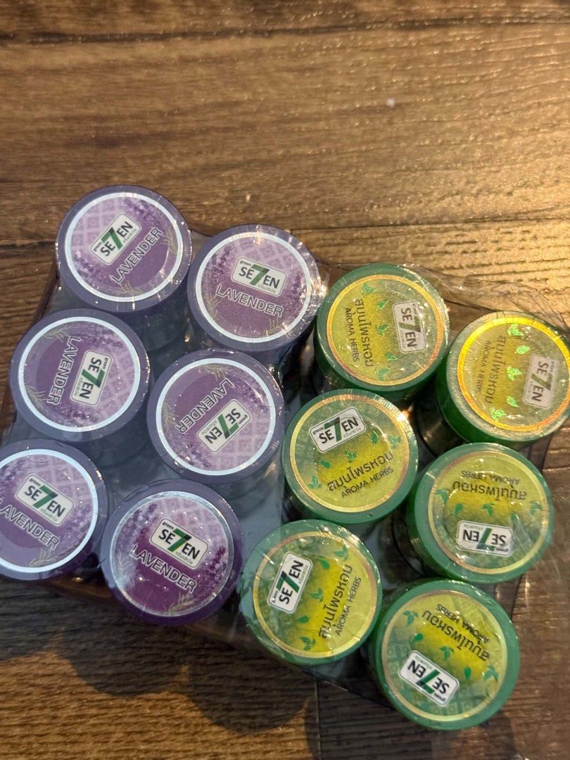 Green Seven Thai Herbal Aromatherapy Inhaler (Category: Body Care) located in Pasig City. Submitted by original.thai.goods (Listing ID 1460896695, Image 2). Description: Ideal for aromatherapy, stress relief, dizziness relief, soothing nasal congestion, or muscle relaxation. Brand New / Unused purchased at Thailand 🇹🇭 📍Pasig.