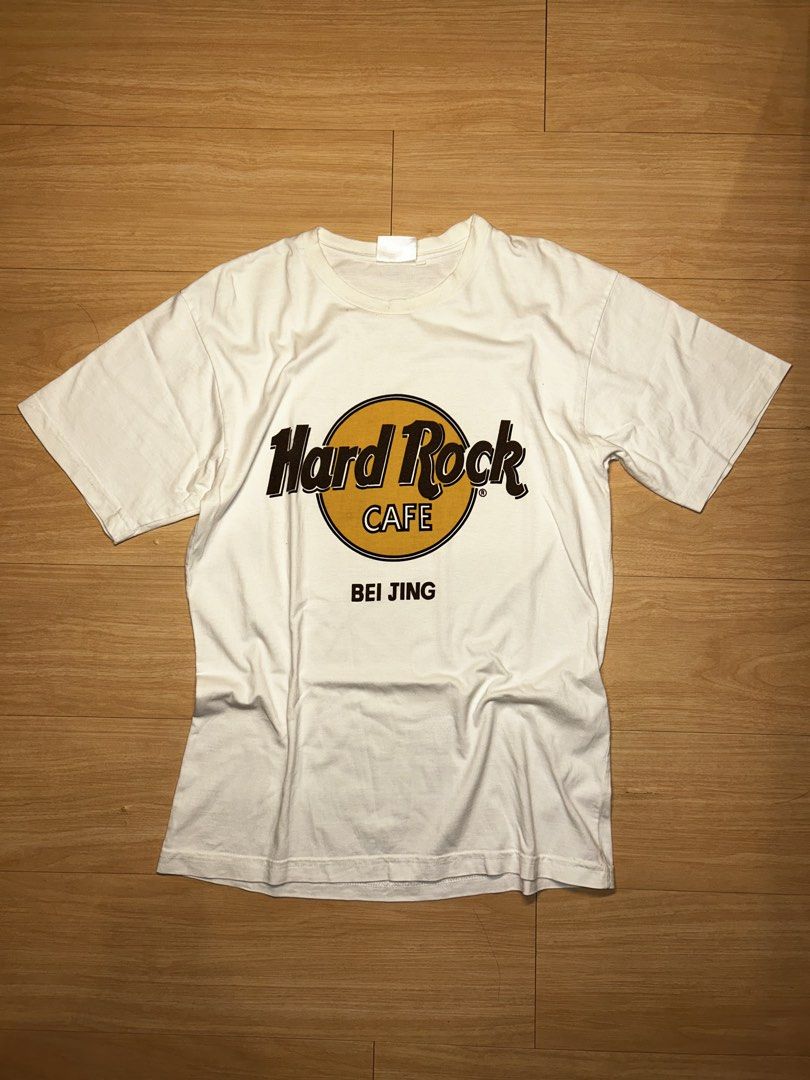 Hard Rock Cafe Beijing White T-Shirt (Category: Tshirts & Polo Shirts ) located in Manila. Submitted by sevyph (Listing ID 1460838921, Image 1). Description: Hard Rock “Bei Jing” Faded tag Excellent condition 18 × 25 .