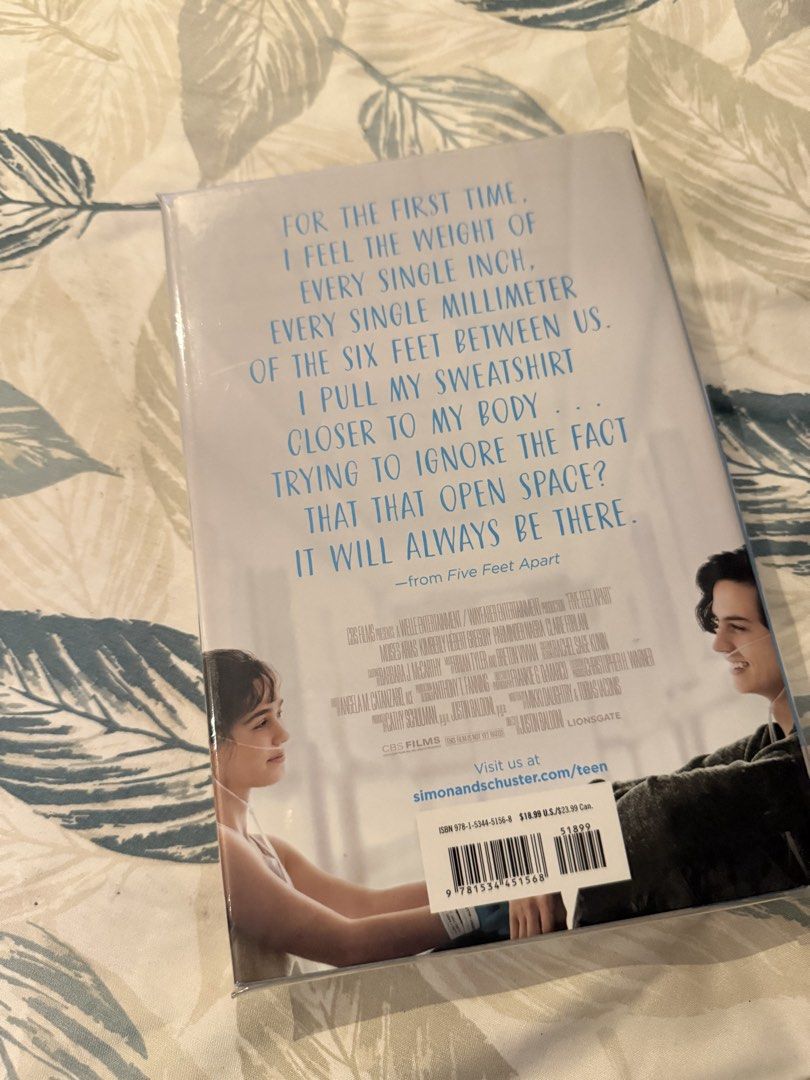 HARDBOUND BOOKS - FIVE FEET APART & EVERYTHING MUST GO (Category: Storybooks) located in Manila. Submitted by mikaaaa03 (Listing ID 1460802972, Image 3). Description: ‼️‼️‼️ DECLUTTERING ‼️‼️‼️ 600 each 1,000 take both - in good condition - covered in plastic cover - w/name stamp MOD: - lalamove - j&t direct - book your own courier MOP: payment first - Gcash - Maya.