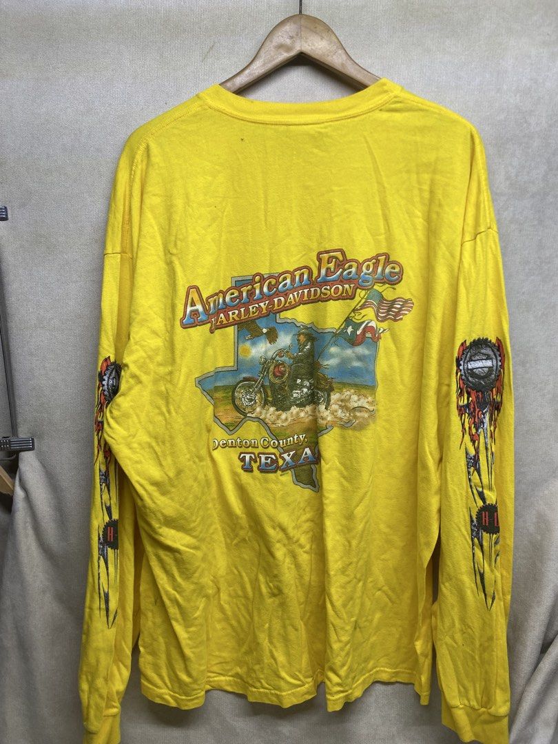 Harley Davidson - Vintage Flame Longsleeves (Category: Activewear) located in Valenzuela. Submitted by rektasource.ph (Listing ID 1460859690, Image 2). Description: Harley Davidson - Vintage Flame Longsleeves Length: 31.5 Armpit to armpit: 25.5.