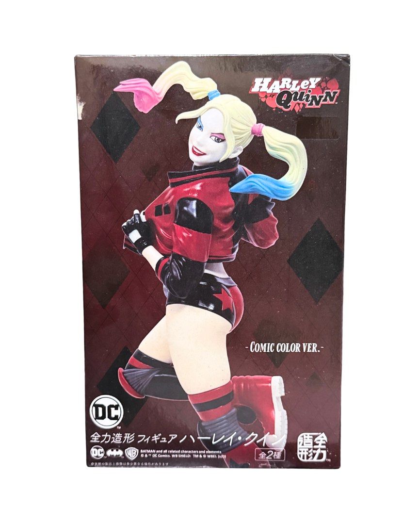 Harley Quinn Figurine (Category: Figurines & Statues) located in Marikina City. Submitted by kmelody123 (Listing ID 1460779791, Image 2). Description: BRAND NEW! SEALED! Harley Quinn Figurine Orig price: Php 2,300 Box is a little damaged but all parts are untouched and complete! RFS: Decluttering + Double figurines (got it as a gift) (Pay first, Deliver after).