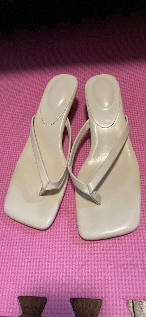Heels for ₱300/pair (Category: Heels) located in Quezon City. Submitted by angelshopssells (Listing ID 1460744232, Image 1). Description: RFS: Decluttering/Moving ₱300 each pair of heels, no brands (all bought ₱500++) Take all for ₱1100 Pair #1: Nude Kitten Heels (Size 38) Used once to attend a wedding Pair #2: Dainty Blue Flower design Kitten Heels (Size 38) Used for my wedding Worn thrice (2 for fittings, 1 wedding day) Pair #3: Blue Flower Gol