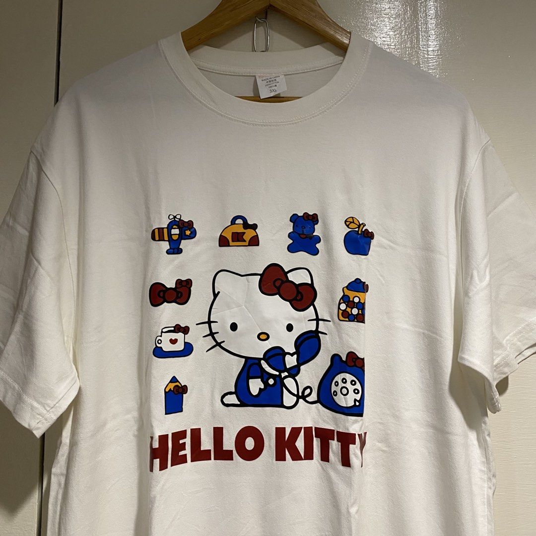 Hello kitty white shirts (Category: Shirts) located in Cavite. Submitted by branchee_chic (Listing ID 1460835191, Image 2). Description: L-XL 🌸A LITTLE NOTE FROM BRANCHEE CHIC🌸 All items are preloved / secondhand and freshly washed, so please manage your expectations. Minor signs of wear or minimal washable stains may be present. Colors may slightly vary from photos due to lighting and screen settings. Please check all photos carefully before p