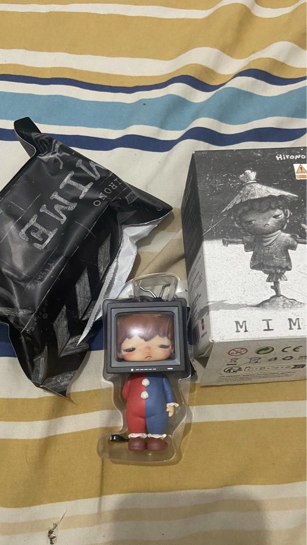 Hirono Mime Secret (Category: Designer & Blind Box Toys) located in Cavite. Submitted by simp4clothes (Listing ID 1460850537, Image 1). Description: - Hirono Secret Mime - Comes in original, unopened packaging - Ideal addition for any collector's display.