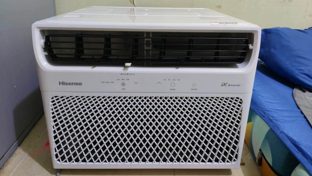 Hisense Window-Type Inverter Aircon (Category: Air Conditioning and Heating) located in Manila. Submitted by ethelalyssaa_cat (Listing ID 1460840717, Image 2). Description: Selling price is negotiable, but reasonable offers only. •Only used for 3 months •Warranty papers available •No issue •Location: Mandaluyong City 📩Message me if interested!.