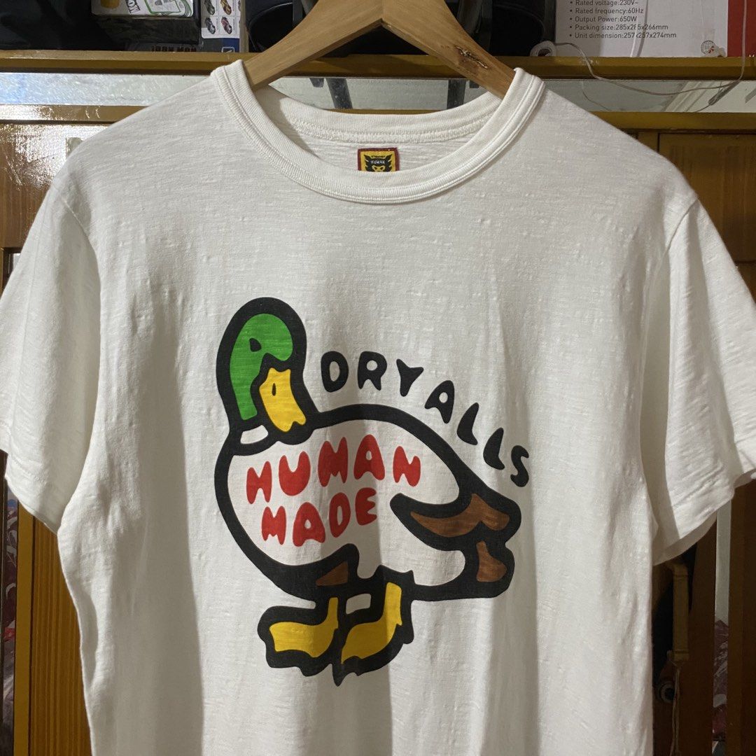 Human Made Dry Alls Shirt (Category: Tshirts & Polo Shirts ) located in Manila. Submitted by 4114thrifts.ph (Listing ID 1460874302, Image 2). Description: Item Name: Human Made Dry Alls (Details) • Size: Unkown Size Tag (Faded) • Dimes: 20x27 • Color Rate: 9.5/10 • Issue/s: Need Wash Mine: 950 + Shipping Fee 📥 Dasmariñas City, Cavite, 4114📍.
