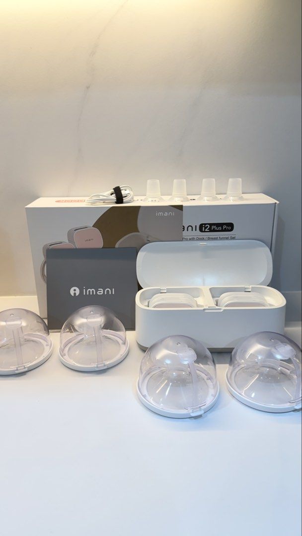 Imani i2 Pro (Category: Breastfeeding & Bottle Feeding) located in Manila. Submitted by vncdane87772 (Listing ID 1460715908, Image 2). Description: Imani i2 Pro Bought April 2026 Started Using July - present Only used a few times since I prefer my fflex Complete and under warranty With 21mm inserts ₱8,500 (slightly negotiable) Imani i2 Pro Cups With 21mm inserts ₱1,300 (slightly negotiable).