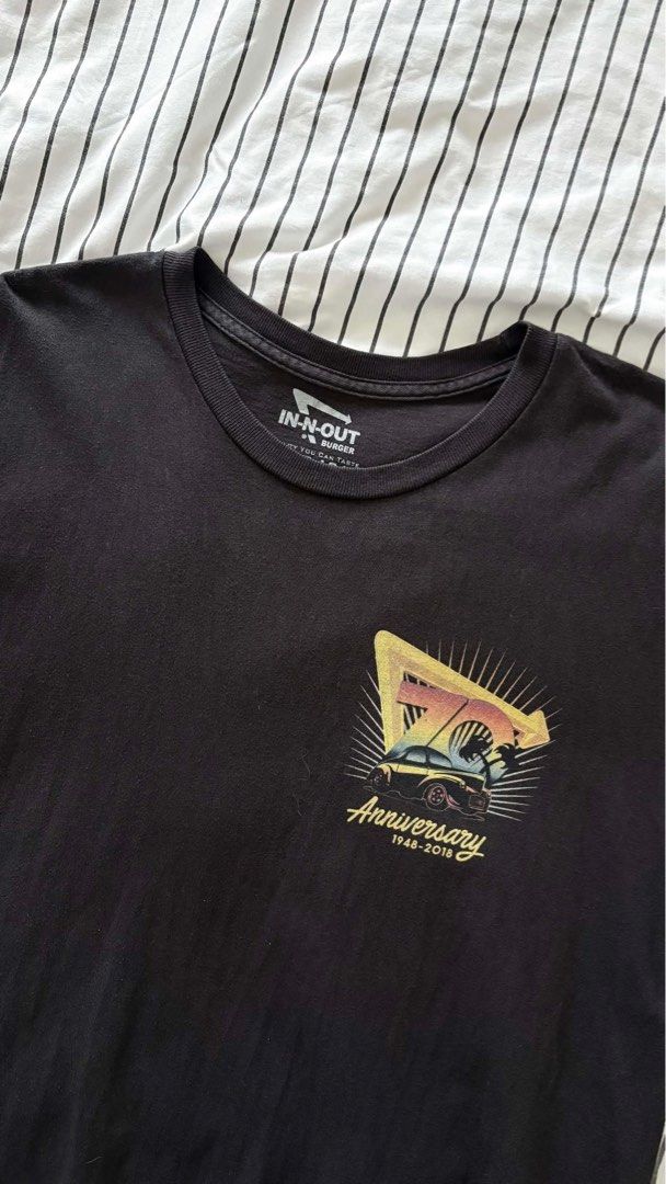 IN N OUT ( Anniversary Tee ) (Category: Tshirts & Polo Shirts ) located in Santa Maria. Submitted by cr4ckhead (Listing ID 1460854634, Image 3). Description: In N Out Anniversary tee 2018 L - XL W22xL29.
