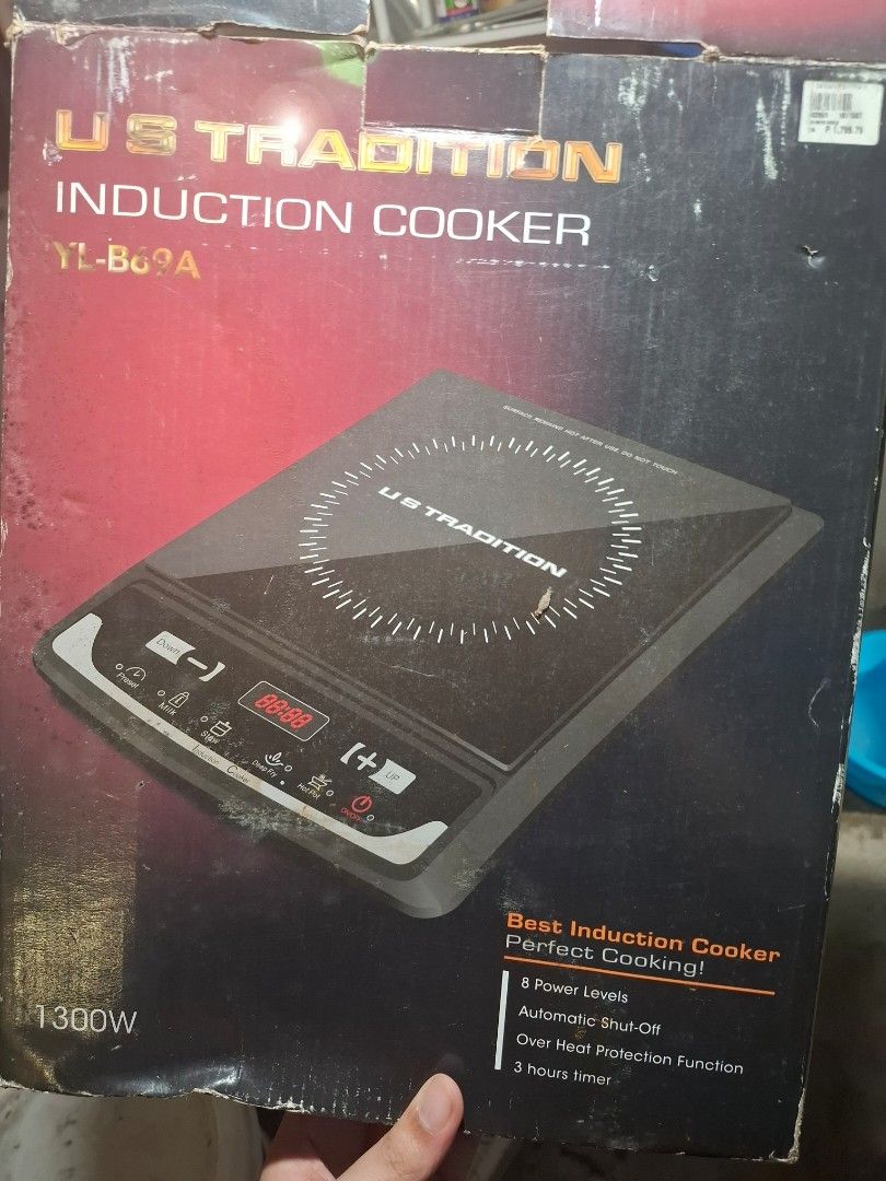 Induction cooker (Category: Cookware & Accessories) located in Manila. Submitted by angelesmig00232 (Listing ID 1460776534, Image 2). Description: No issue Linis lang and all goods na gamitin Complete din po. Nabili ko ng 1800 to and asking nalang for 1k nego pa naman. Imus cavite location Pwede pick up or lalamove.