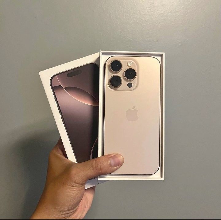 iPhone 16 pro (Category: iPhone 16 Series) located in Manila. Submitted by athannnn (Listing ID 1460721980, Image 1). Description: iPhone 16 Pro Desert titanium factory unlocked (any sim) ZP/A Local variant batt health 93% orig makunat No history of repair / Not refurbished Mint condition No issue! complete package ₱ 30,000 Pesos only..