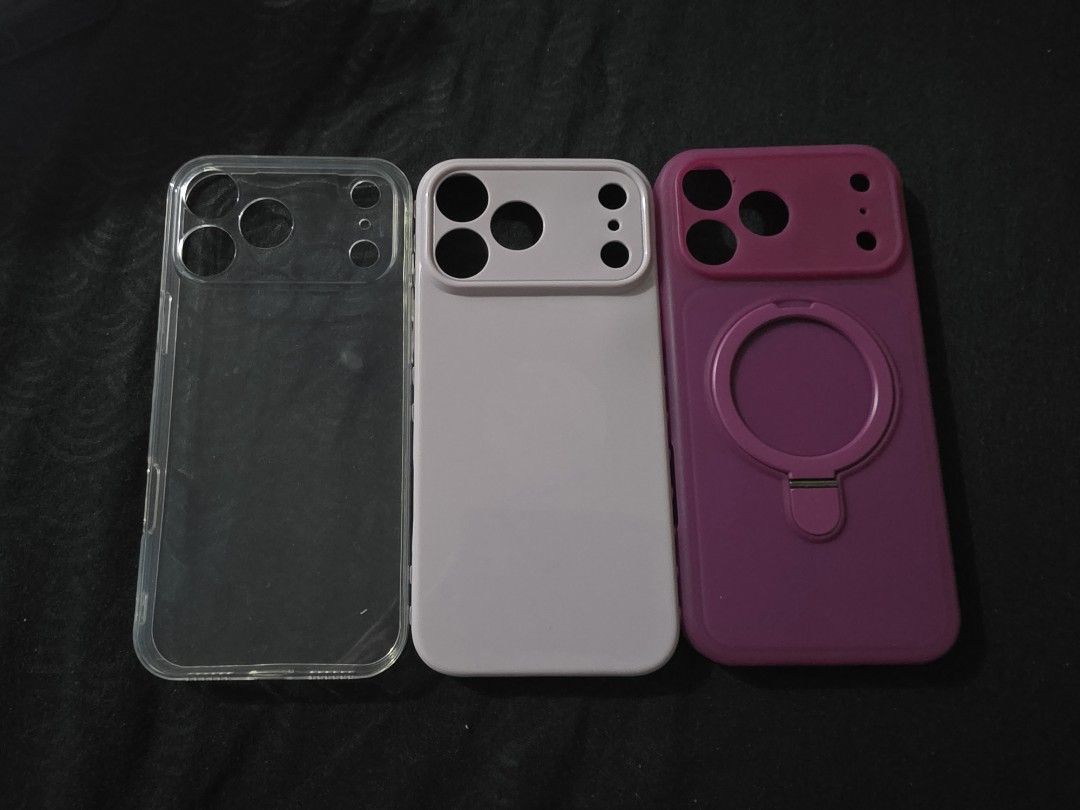 iphone 17 pro max (Category: Cases & Sleeves) located in Quezon City. Submitted by janeygenmerch (Listing ID 1460849417, Image 1). Description: 3pcs phone case loc: qc or binondo.