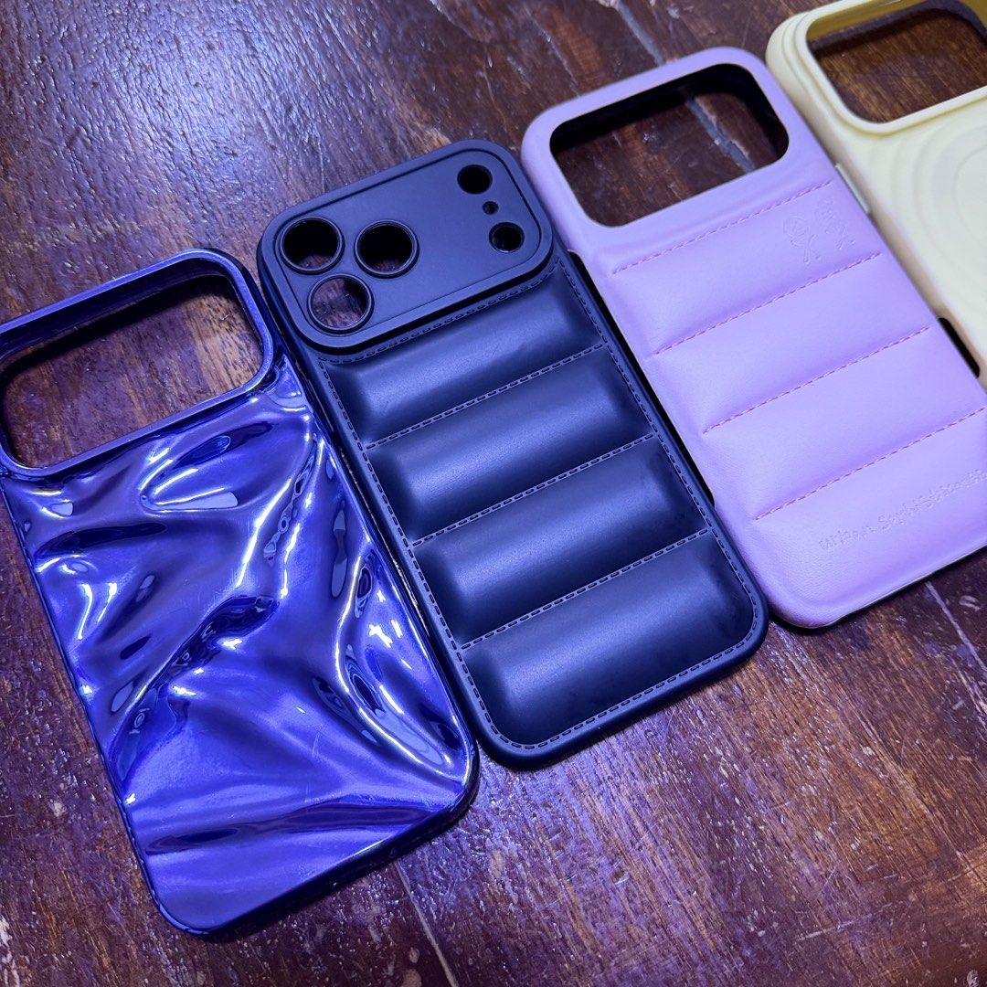 Iphone 17 Pro Max Cases (Category: Cases & Sleeves) located in Manila. Submitted by aaizeel (Listing ID 1460788812, Image 2). Description: Take all for 450! PM for sure buyers! What you see is what you get, selling it as a bundle or get each for 170. .