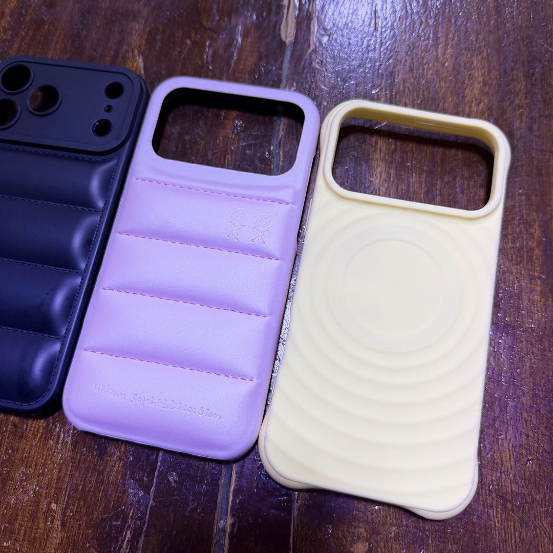 Iphone 17 Pro Max Cases (Category: Cases & Sleeves) located in Manila. Submitted by aaizeel (Listing ID 1460788812, Image 3). Description: Take all for 450! PM for sure buyers! What you see is what you get, selling it as a bundle or get each for 170. .