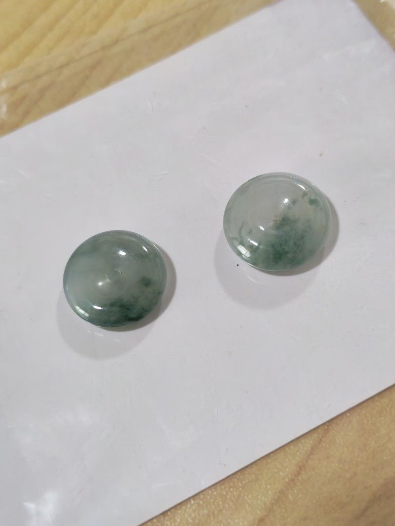 Jadeite Donut Earring (Category: Earrings) located in Bacoor. Submitted by jadeitemaster (Listing ID 1460741487, Image 2). Description: Type A Jadeite direct from the jade market in china. Icy floating, can be made for earring. Thinkness not the same but not noticeable. Can also be pendant. This pair so beautiful and jelly under natural light! Slightly negotiable..