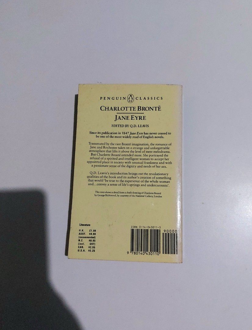 Jane Eyre by Charlotte Brontë (Category: Storybooks) located in Tanauan. Submitted by solanathriftph (Listing ID 1460844255, Image 2). Description: 📚 major bookshelf clean out / clearance sale ~ — RFS: decluttering my bookshelves and switching to digital books — MOP: Gcash | fast shipping *feel free to send a message if you wish to negotiate the price :).