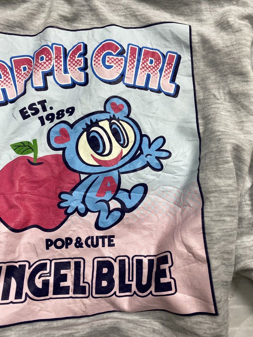 japan angel blue pullover hoodie (Category: Longsleeves) located in Cavite. Submitted by medeathrifts (Listing ID 1460799795, Image 3). Description: 𝜗𝜚 𝓪𝓷𝓰𝓮𝓵 𝓫𝓵𝓾𝓮 🇯🇵 ── ⟢ ・⸝⸝ ⋮ ⌗ ┆꩜ 𝒔𝒊𝒛𝒆: 𝐦𝐞𝐝𝐢𝐮𝐦-𝐥𝐚𝐫𝐠𝐞 (𝒐𝒏𝒆 𝒔𝒕𝒐𝒄𝒌 𝒐𝒏𝒍𝒚) ⋮ ⌗ ┆꩜ 𝐡𝐨𝐨𝐝𝐢𝐞 | grey 𝐚𝐜𝐭𝐮𝐚𝐥 𝐜𝐨𝐥𝐨𝐫 ♡ ⋮ ⌗ ┆꩜ 𝒅𝒆𝒇𝒆𝒄𝒕: — ── ⟢ ・⸝⸝ .