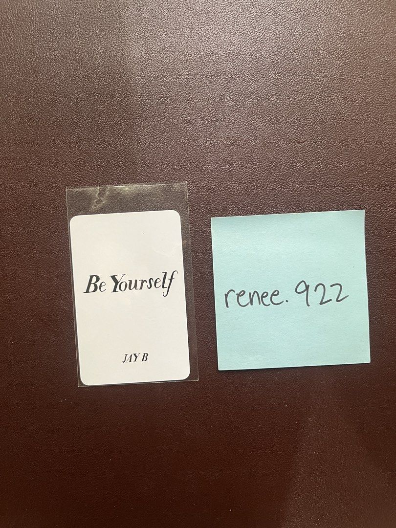 Jay B Be Yourself POB Photocard GOT7 JB (Category: K-Wave Merchandise) located in Solano. Submitted by renee.922 (Listing ID 1460867660, Image 2). Description: Pre-Order Benefit (POB) Photocard for Be Yourself (Ktown4u).