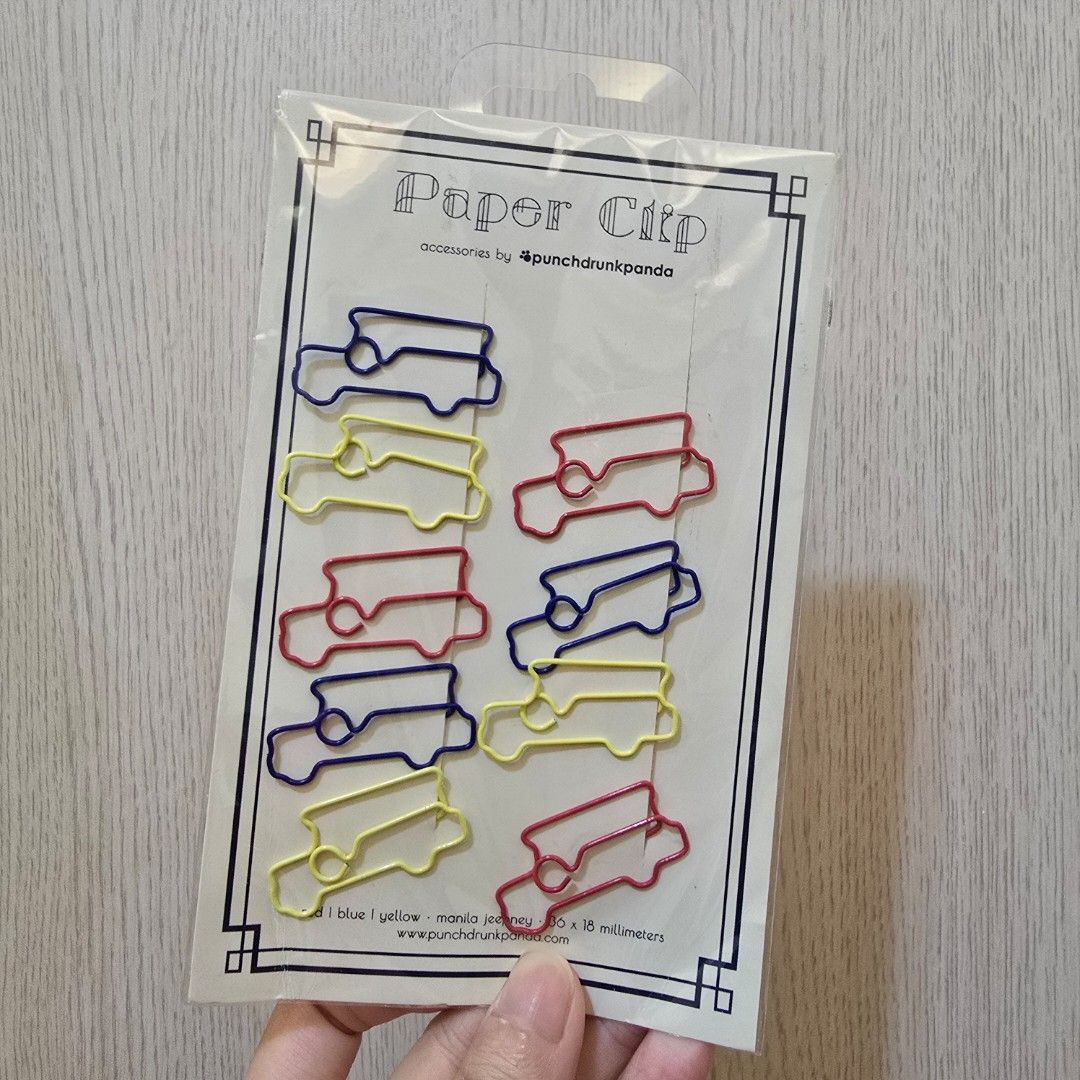 Jeepney Paper Clips (Category: Stationery & School Supplies) located in San Juan City. Submitted by jasonsshopee (Listing ID 1460903910, Image 1). Description: .