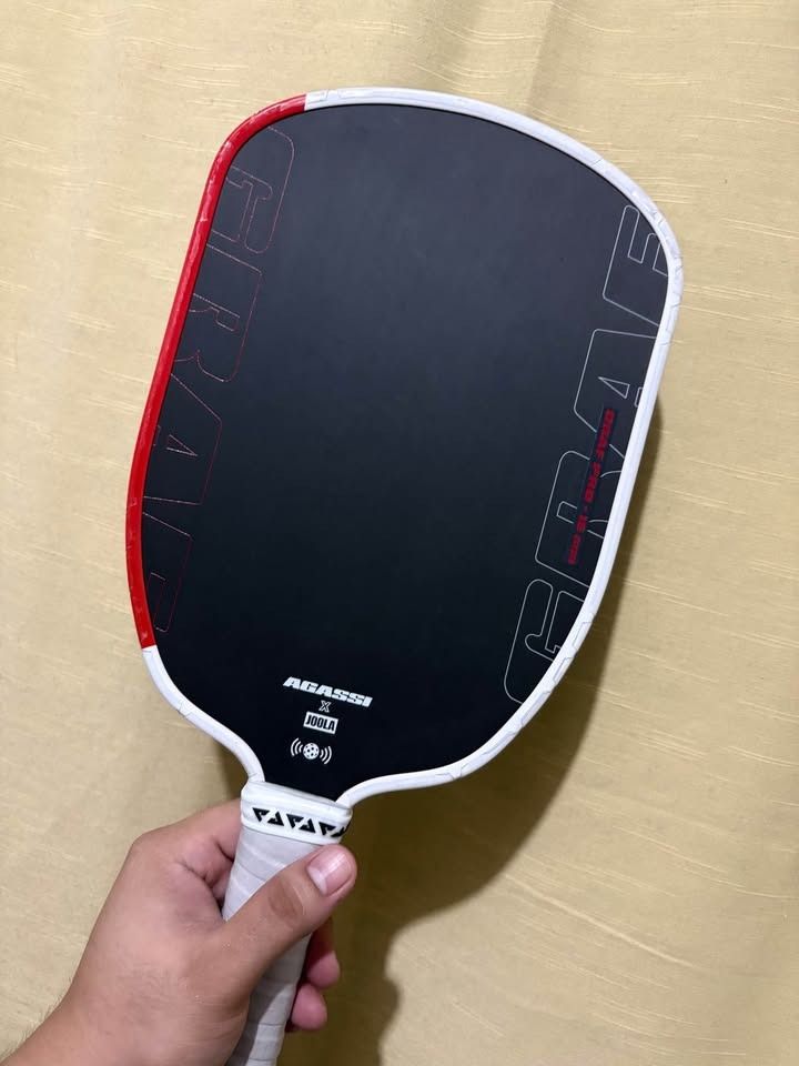 Joola Agassi Pro IV (Graf) with cover (Category: Other Sports Equipment and Supplies) located in Pasig City. Submitted by lloydsantos29 (Listing ID 1460902139, Image 1). Description: 3-4mos old, still in good condition. Used 4-6x a month. RFS: Paddle downgrade Can do meetups: Sta Rosa, Makati CBD, Ortigas CBD.