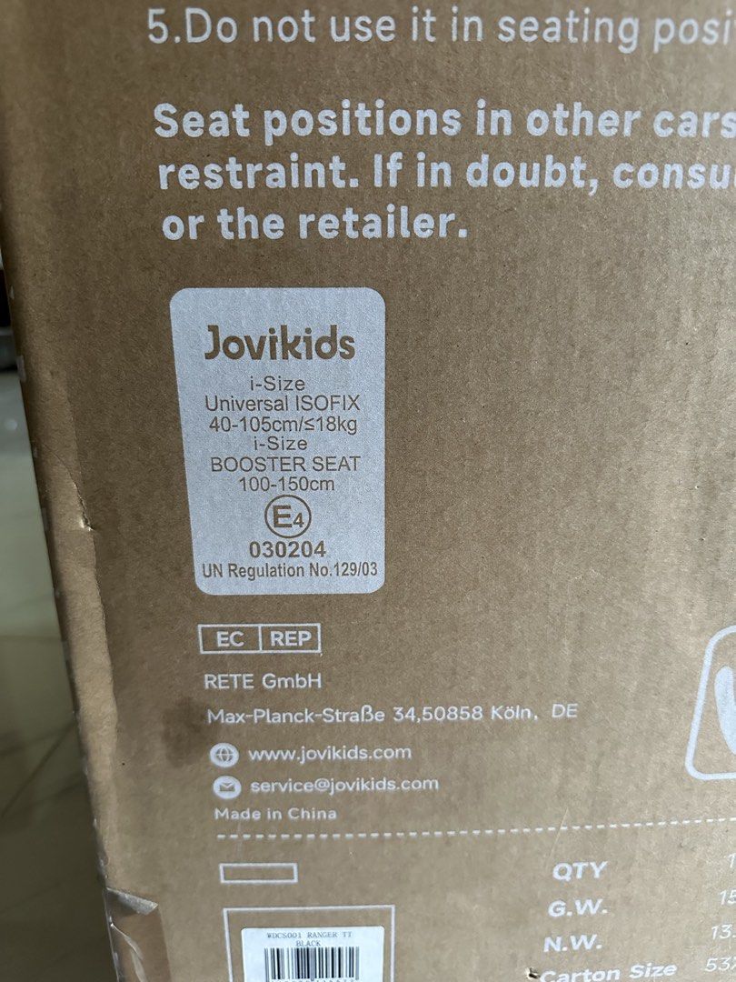 Jovikids Ranger TT Car Seat (Category: Car Seats) located in Manila. Submitted by iispaolo (Listing ID 1460770823, Image 3). Description: FOR SALE ONLY 7500 PHP Negotiable Brand New Condition Never Nagamit JOVIKIDS Ranger TT Car Seat - Bought sa baby fair sa megamall, kaso never nagamit for 11,800 PHP (Nagsale na from 14k) after non natambak na - ISO Fix Na - 360 Degrees Swivel na Rin - Hanggang Newborn to 12 Years Old Pwede - Black Color Researc