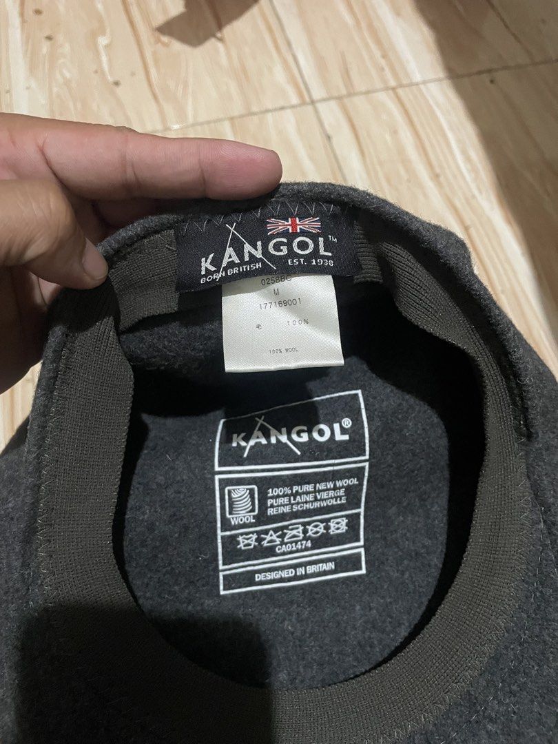 Kangol Born British Wool Cap M (Category: Caps & Hats) located in Lapu Lapu. Submitted by mackoy221524 (Listing ID 1460874266, Image 2). Description: - Dark grey Kangol cap - Size: M - Material: 100% Pure New Wool - Designed in Britain - Ideal for warmth and adding a classic touch to your outfit .