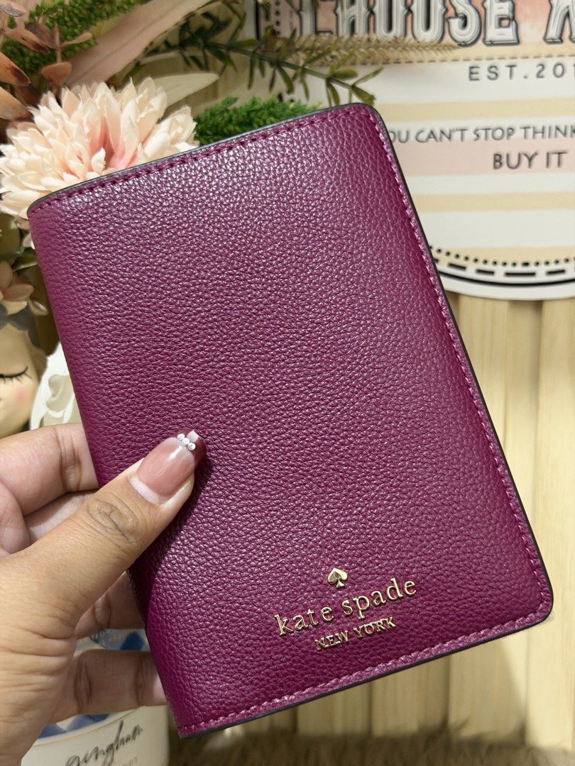KATE SPADE PASSPORT HOLDER - RASPBERRY (Category: Other Accessories) located in Cabanatuan. Submitted by chooseandgo (Listing ID 1460836634, Image 2). Description: AVAILABLE, FRESH FROM THE ✈️ 🌸 K@TE SPADE PASSPORT HOLDER - RASPBERRY 🌸 Pebbled Leather See photos for inclusions (Tag, and poly plastic) -------------------------------------------------- • PINAS ONAHD NA PO(Shipping via LBC) • 💯Guaranteed Original/Authentic, Money back guaranteed 